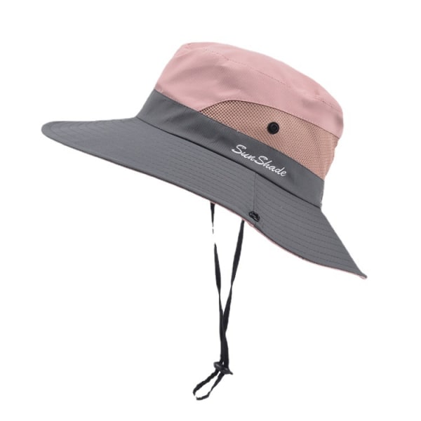 Kvinnor Vikbar hatt Solhatt med bred brätte UV-skyddsvisir för