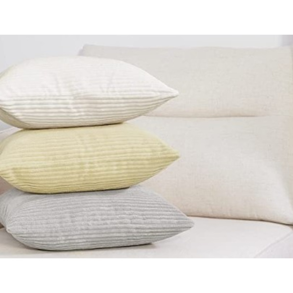 Set med 2 kordfløyel putetrekk 45x45cm Rektangulær fløyel utendørs pute Moderne stue Komfort Soverom Beige (Pute ikke inkludert)