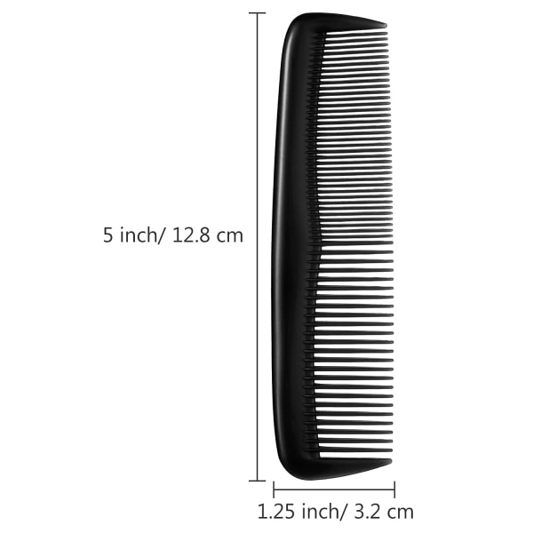 12 Pieces Hair Combs Set Pocket Fine Plastic Hair Combs for Women