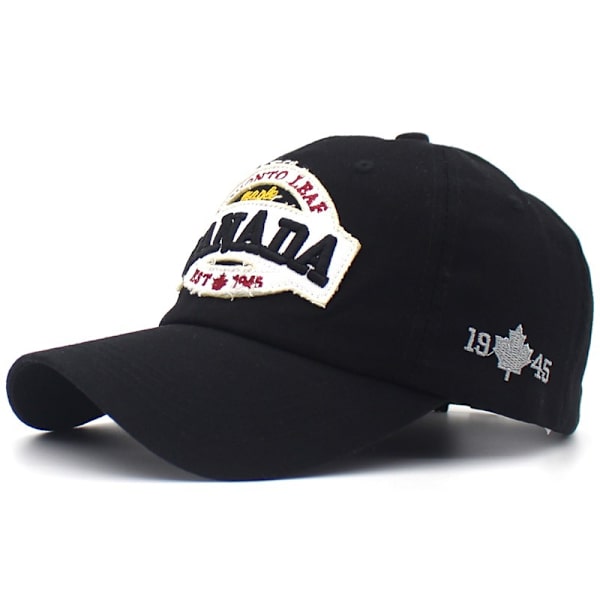 Män Kvinnor Kanada EST 1945 Baseball Cap Broderad Toronto Maple Leaf Fishi
