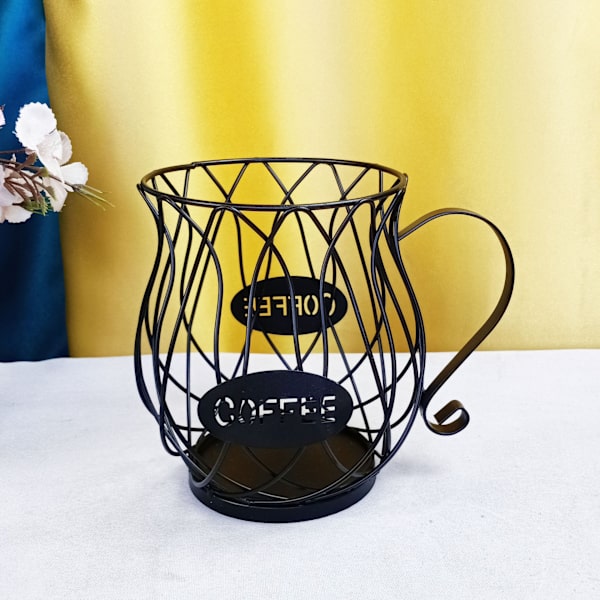 Järnkaffe Kapselhållare Uthålad Kopp Kaffe Pod Hållare Hom