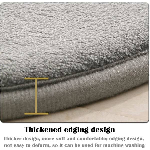 Badrumsmatta 50x80cm Memory Foam Badrumsmatta Maskintvättbar Superabsorberande