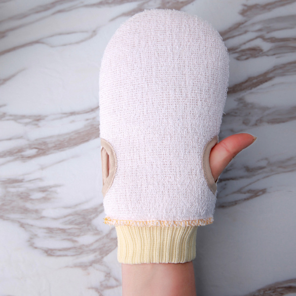 Exfolierande handskar, skrubbhandskar badhandskar, hög elasticitet, inte lätt att deformera