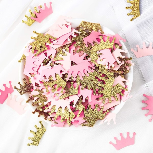 60g Crown Confetti Glittrig Prince King Crown Confetti Baby Showe