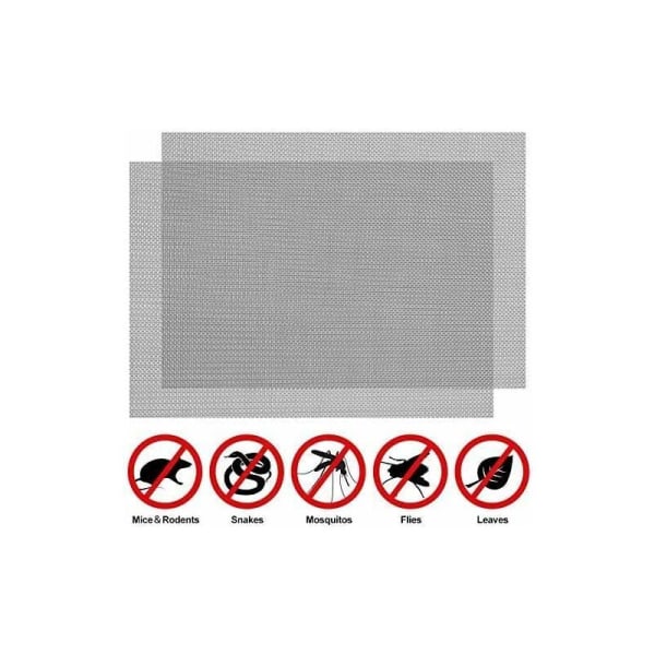 2-pakning 20 mesh 304 rustfritt ståltrådnett for gnagersikkert metalluftventil (210 x 300 mm)