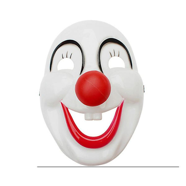 Halloween Clown Maskerad Clown Leende Plast Mask Rolig Mask Ha