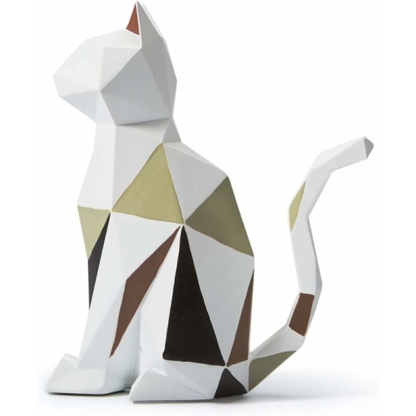 Amoy-Art Cat Decoration Patsas Figurine Animal Decor Veistos Re