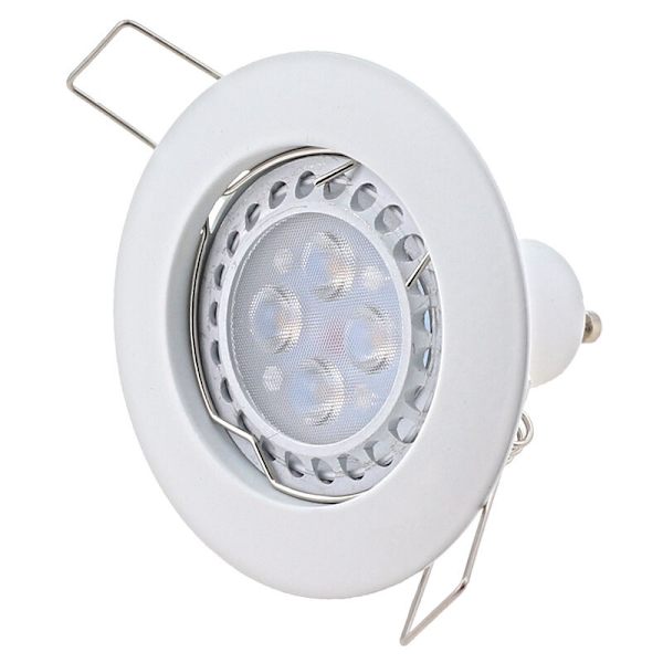 4x Downlight Tak inkl. GU10 lamphållare - Monteringshål ø60mm