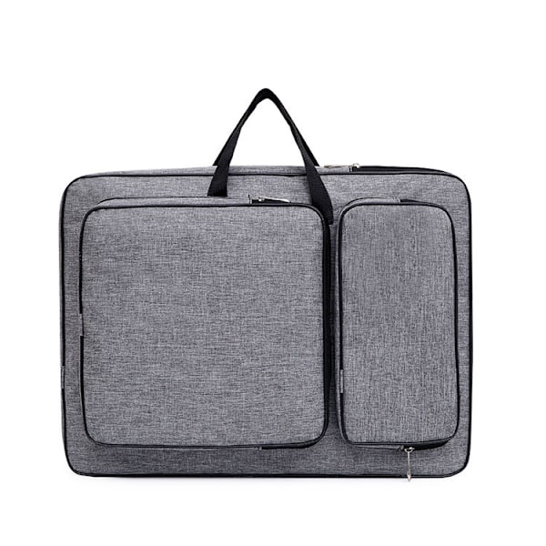 Artist Portfolio Carry Case Bag Bærbar Vanntett Canvas Skulder Bag Pai