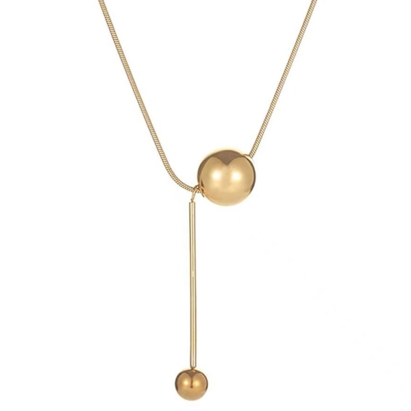 Form Ball Pendant Choker Halskjede for Kvinner Bryllup Smykker