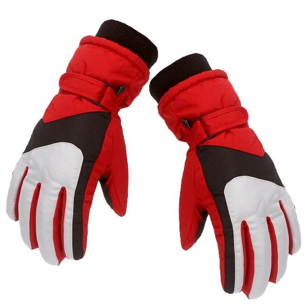 Ski Gloves Outdoor Windproof Waterproof Fleece Thick Warm Gloves