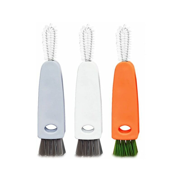 3-pack små rengöringsborstar, T-Audace Mini multifunktionell rengöringsborste för vattenflaska 13,5 cm