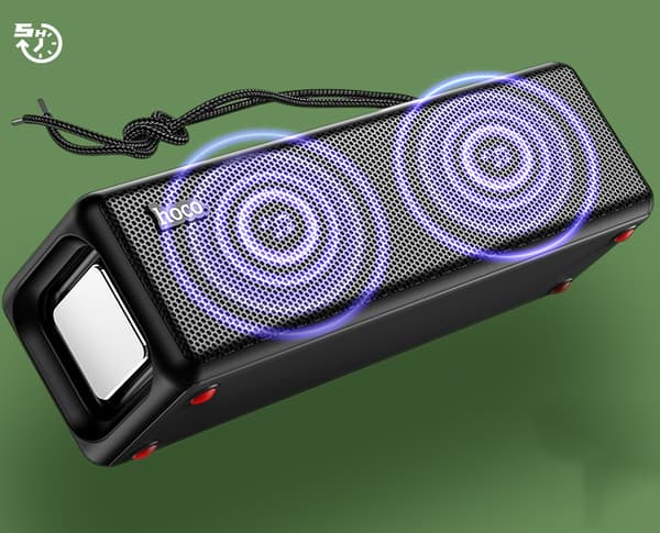 Bärbar Bluetooth-högtalare, Soundbox-högtalare Bluetooth 5.0 Stereo & Bass, 4