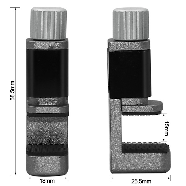 Justerbar pekskärmsfixeringsklämma Klämfäste Aluminiumlegering+