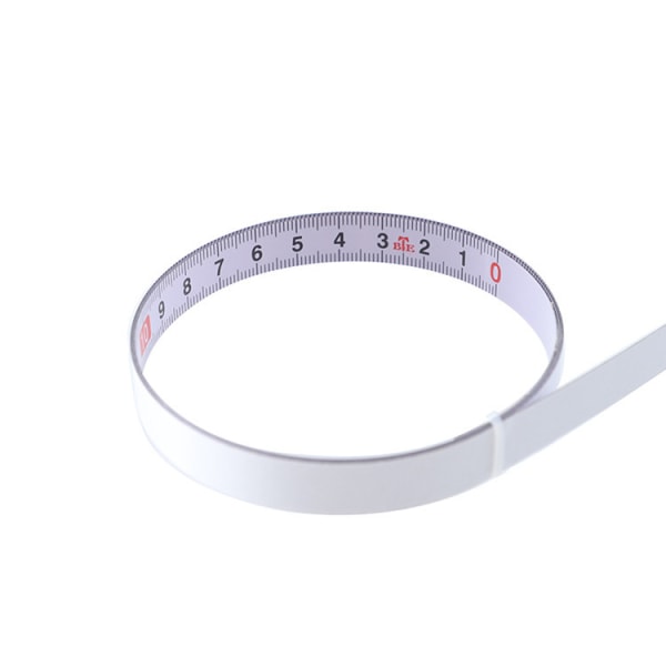 Pit Measure Tape Measure 1m/13mm Adhesive, White