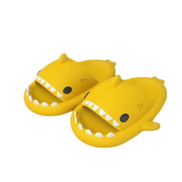 Slider Shoes Cartoon Shark Shape Sliders för barn Sommar Halkfria
