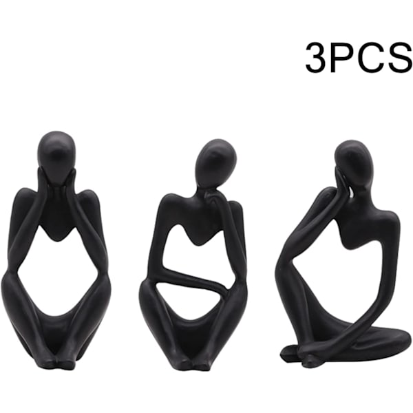 Tänkare staty - Figuriner i harts Thinker People Abstrakt prydnad