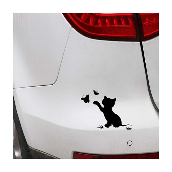 10 Pcs Cat Car Sticker Funny Vehicle Decal Car Stripe Cover Stick