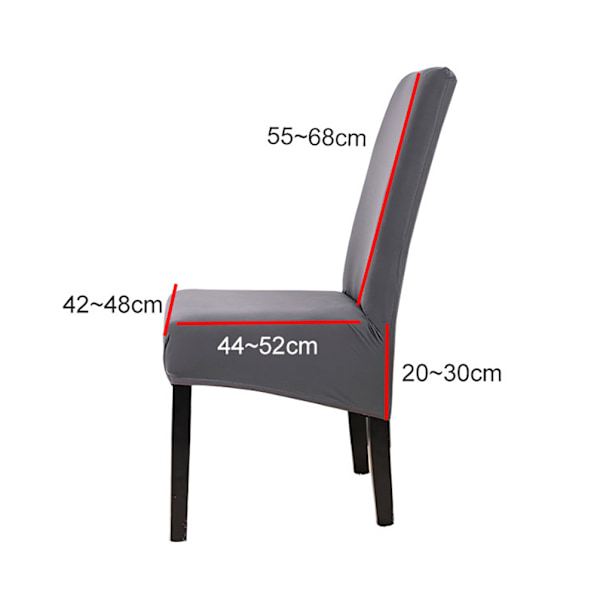 2 set stretchiga stolskydd för gungstolar XL för matsal