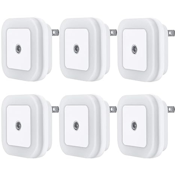 Från skymning till gryning, 6 set LED-optiskt styrda induktionsljus