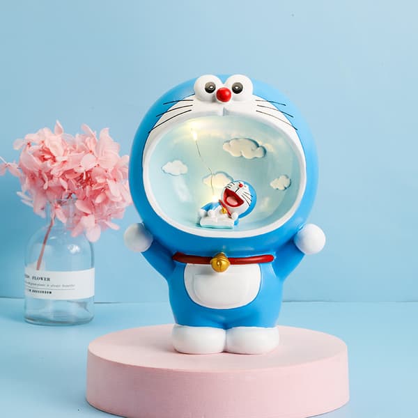 Kreativ Doraemon natlampe Jingle kat led natlampe soveværelse