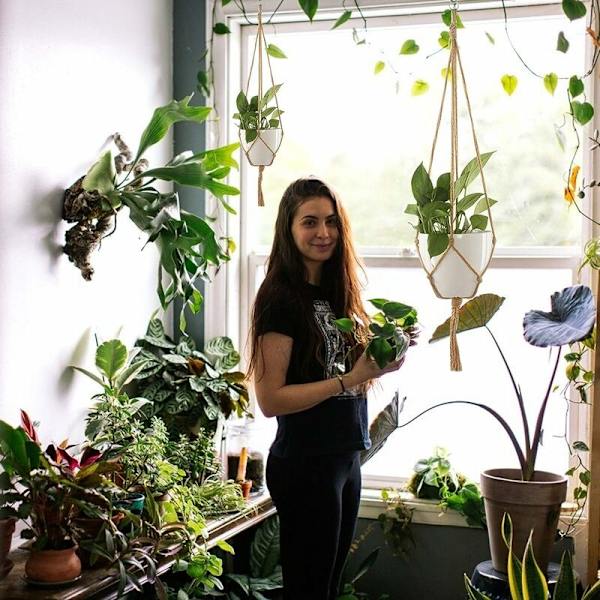 8 st Macrame växt hängande rep Hängande växt rep Blommor inomhus