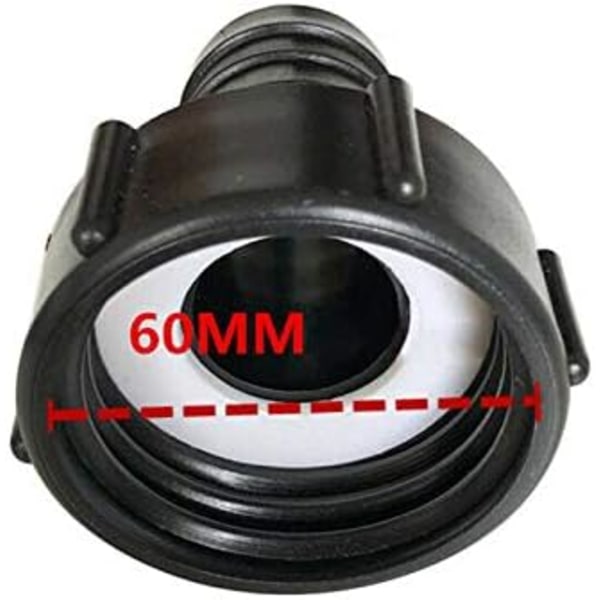 Plasttanksslangadapter - Slangadapter - Anslutningsverktyg - 60 mm