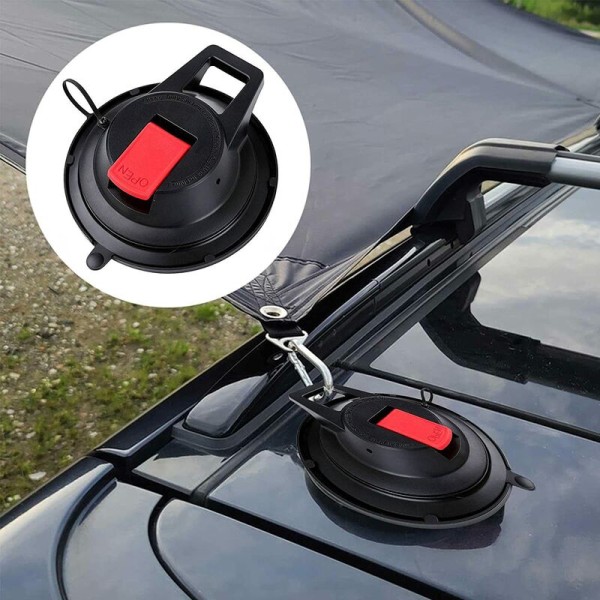 Heavy Duty Car Suction Cup Anchor, Multi-Functional Car Tensioner