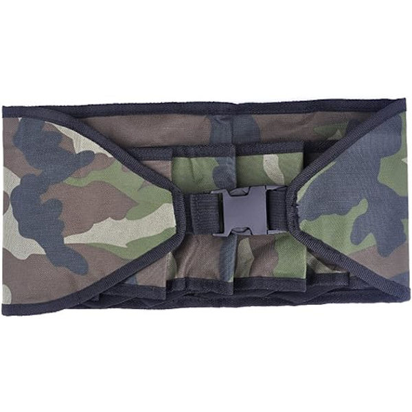 Öl bälte 6 pack hölster justerbar canvas flaska midjeväska (cam