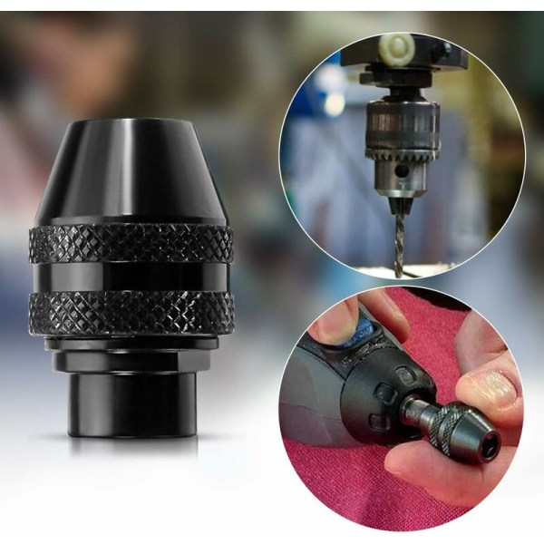 Dremel 4486 Universal Keyless Chuck 0,4 mm till 3,2 mm för roterande multiverktyg, Versailles