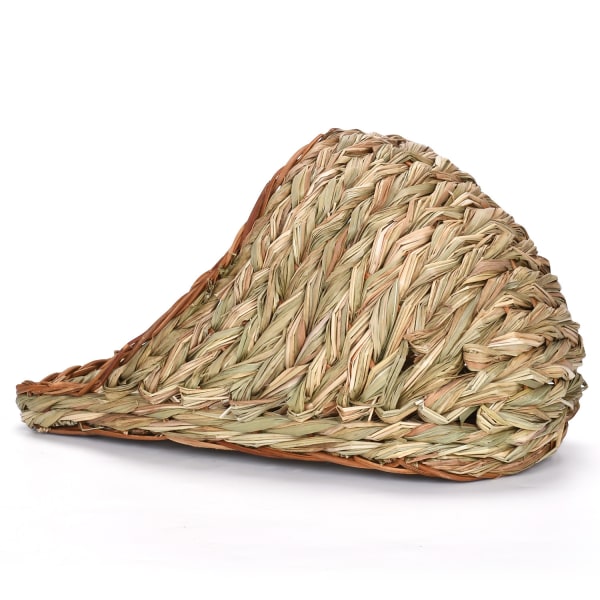 Rabbit Woven Grass House Natural Guinea Pig Hiding Hut Cute Hand-