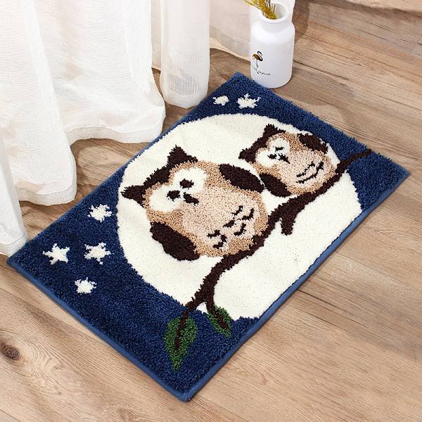 Badrumsmatta, badrumsmatta, supermjuk mikrofiber, superabsorberande, halkfri