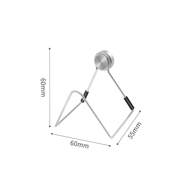 Svamp hållare diskho magnetisk - disktrasa hållare kök redskap hållare 6 x 6 x 5.5cm