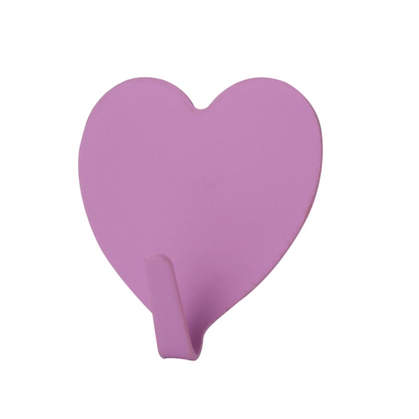 5 kpl sydänkoukku ruostumatonta terästä sydänkoukku (violetti)