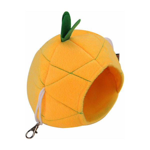 Ananas hängmatta mjuk hamsterhus säng hamster hängande hus små djur husdjursbur guinea gris bur hängmatta tillbehör för marsvin råtta