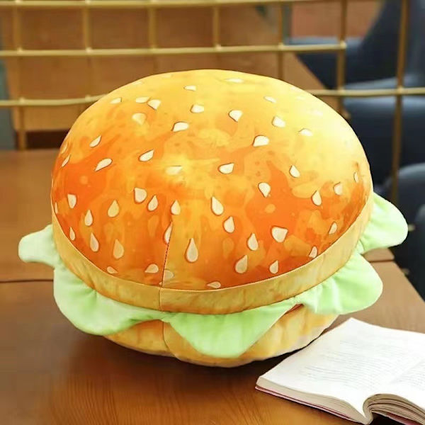 1 st Hamburgerformad sittdyna kudde sittdyna kudde för kontor S