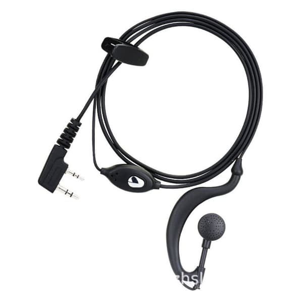 Clip-on combo öronsnäcka/kommunikationsutrustning walkie-talkie huvud