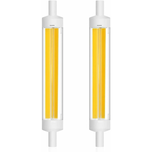 R7S 10W 118mm COB LED-lampa 360 graders linjär glödtråd J118