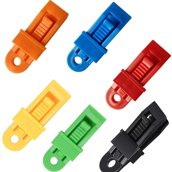 Multifunctional Tent Clip Plastic Tent Clamps Tarp Clip 12 Pieces