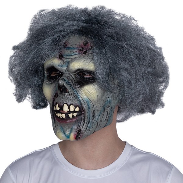 Rotten zombie mask, Head covering, latex One Size