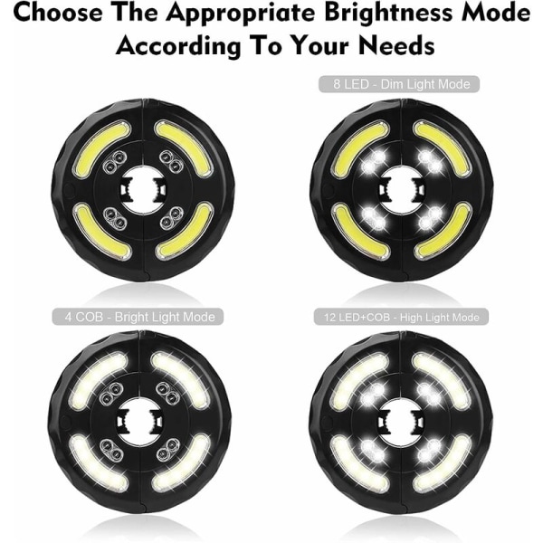 Oppladbare parasollys, 28 LED parasollys, haveparasollys med 3 lysstyrker, parasollbelysning til strand, terrasse, haveparasoll, stor paraply