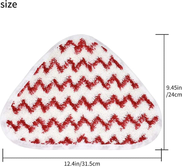 4 stk. udskiftning mikrofiber dampmoppe-påfyldningspuder, der er kompatible med Vileda