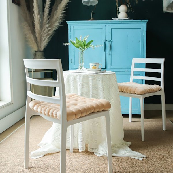 Kexformad sittdyna supermjuk bekväm stolsdyna tatami golvdyna