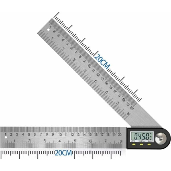Digitaalinen kulmamittari 0-360° digitaalinen kaltevuusmittari ruostumatonta terästä