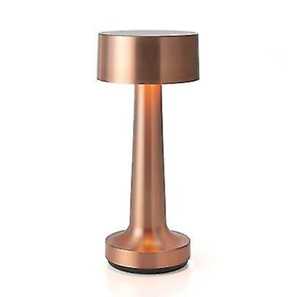 Oppladbare berøringssensorstangbordlamper (Rose Gold)