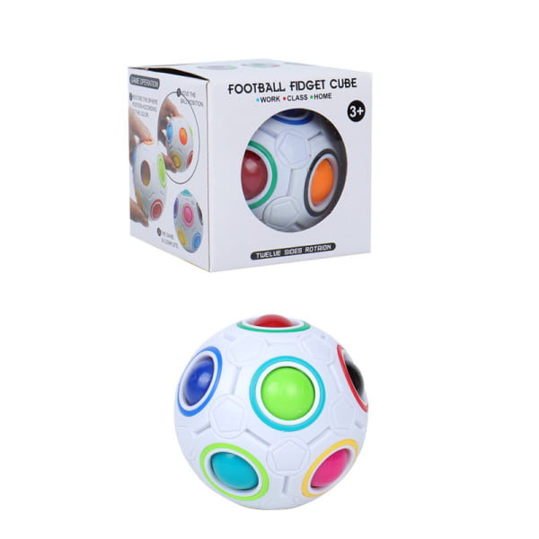 Magic Rainbow Balls - Sjovt farvematchende puslespil - Stressbolde til voksne - Stiksavsspil Gaver til drenge og piger (2 stykker)