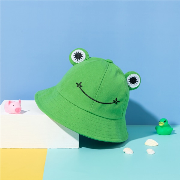 1 st groda Bob vuxen groda hatt hink groda hatt bomull sommar fiskare hatt kvinna hatt bomull solhatt för kvinnor