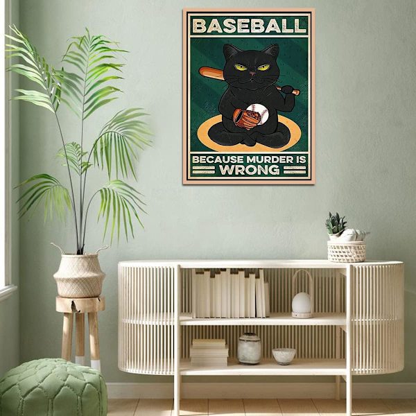 Vuxen 5D Diamant Baseball Sport Katt Diamantkonst DIY Full Round D