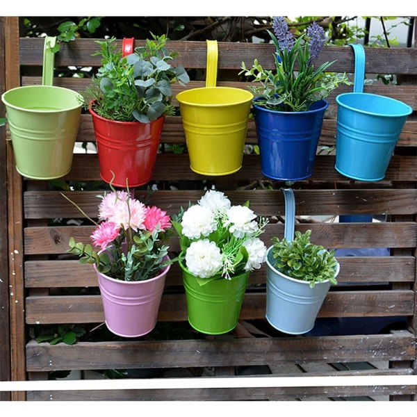 Flower Pots, Garden Pots, Hanging Buckets, Metal Flower Pots, Hom