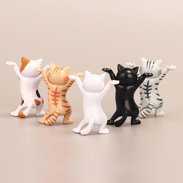 Cat Coffin Dancing Pen Holder, Cat Statue Telefonholder Hodetelefon